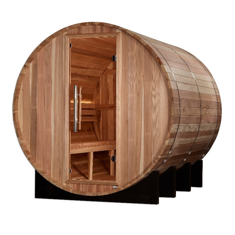 Golden Designs Klosters 6 Person Barrel Traditional Sauna (GDI-B006-01)