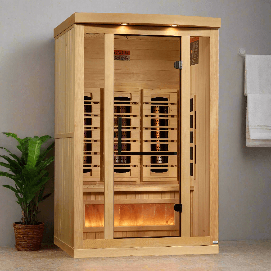 Golden Designs 2025 Reserve Edition 2 Person Full Spectrum with Himalayan Salt Bar GDI-8020-03