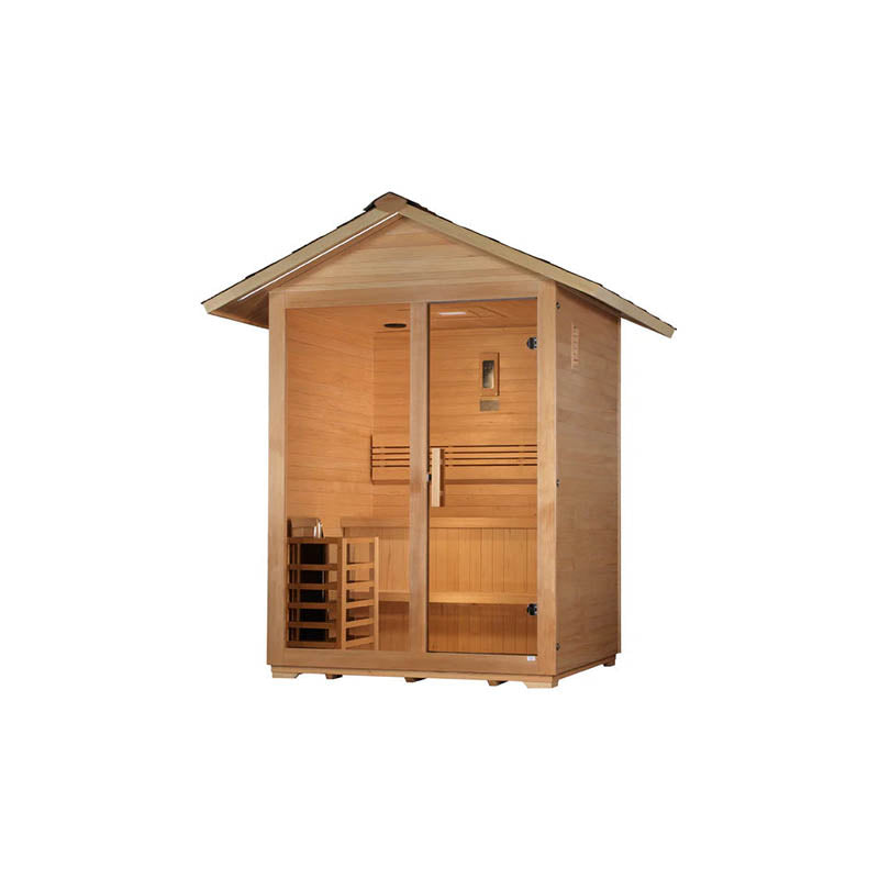 Golden Designs Arlberg 3 Person Traditional Outdoor Sauna (GDI-8103-01)