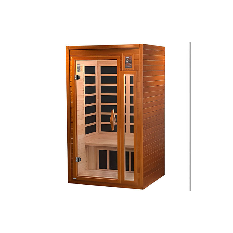 Golden Designs Dynamic Barcelona Elite 1–2 Person Infrared Sauna – Ultra Low EMF FAR IR (DYN-6106-01)