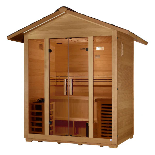 Golden Designs Vorarlberg 5 Person Traditional Outdoor Sauna (GDI-8105-01)