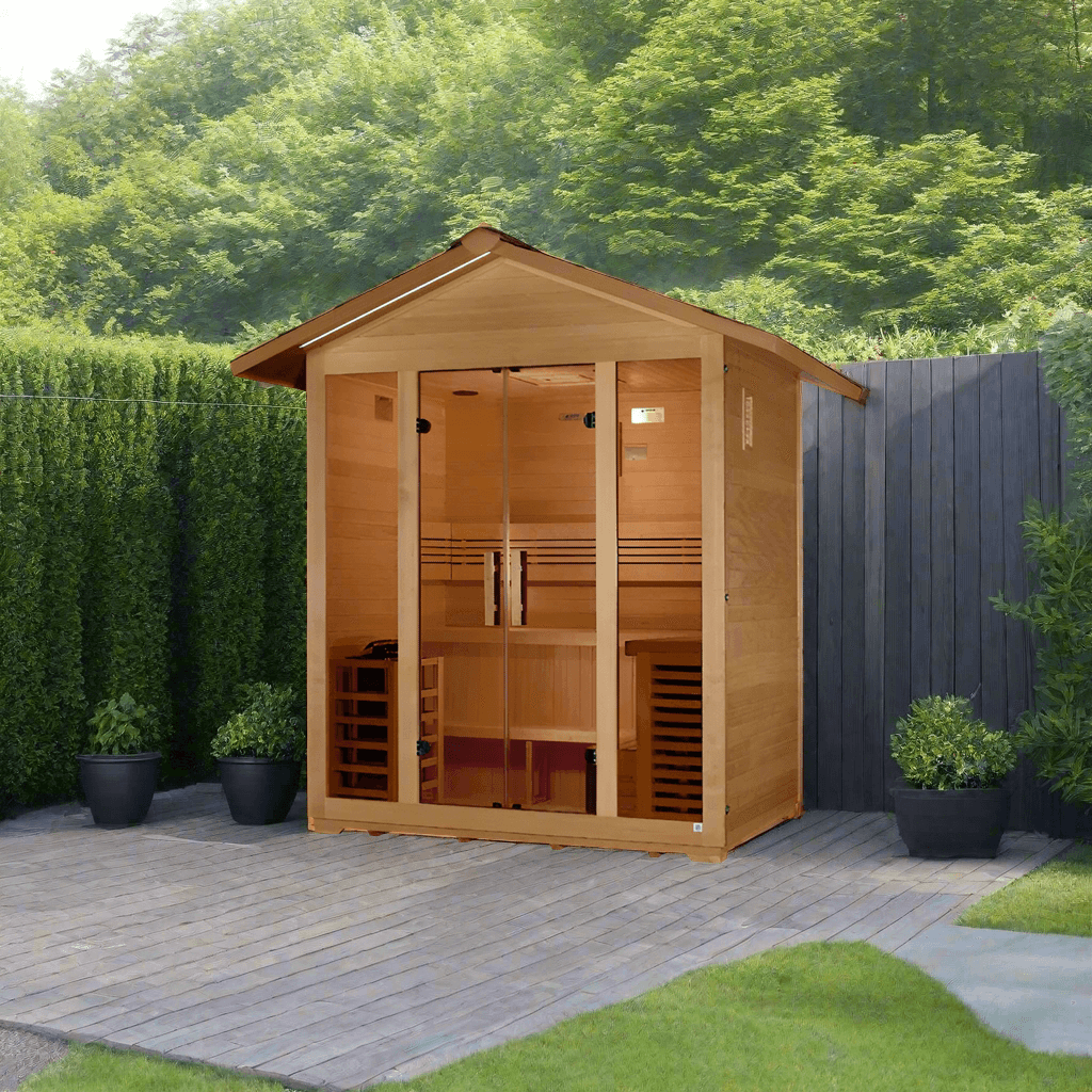Golden Designs Vorarlberg 5-person traditional outdoor sauna