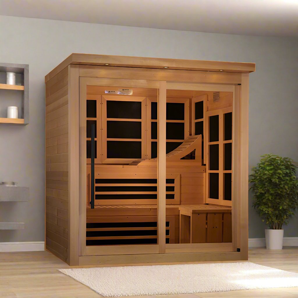 Golden Designs 6-person near zero EMF far infrared sauna