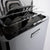 Harvia SW80 The Wall 8kW Electric Sauna Heater- Black Stainless Steel