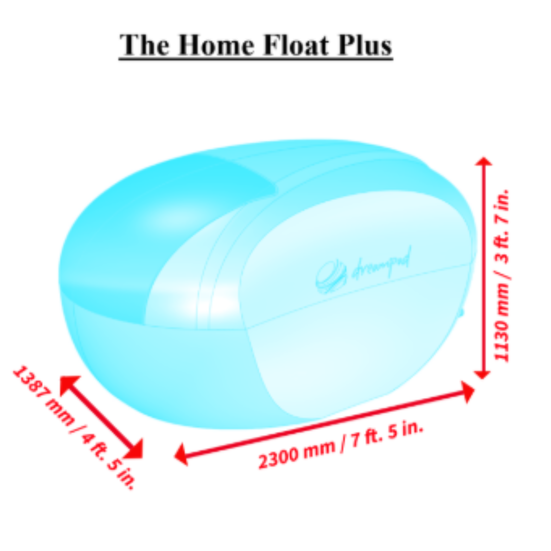 Dreampod Home Float Plus – Sleek, Insulated Float Tank for Home Wellness & Relaxation