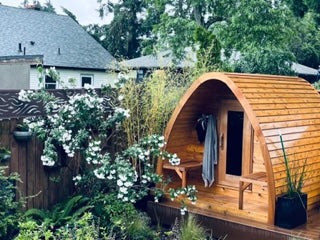 Dundalk Leisure Knotty Cedar Mini Pod Sauna