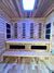 Golden Designs Visby 3 Person Outdoor-Indoor PureTech™ Hybrid Full Spectrum Sauna (GDI-8223-01)