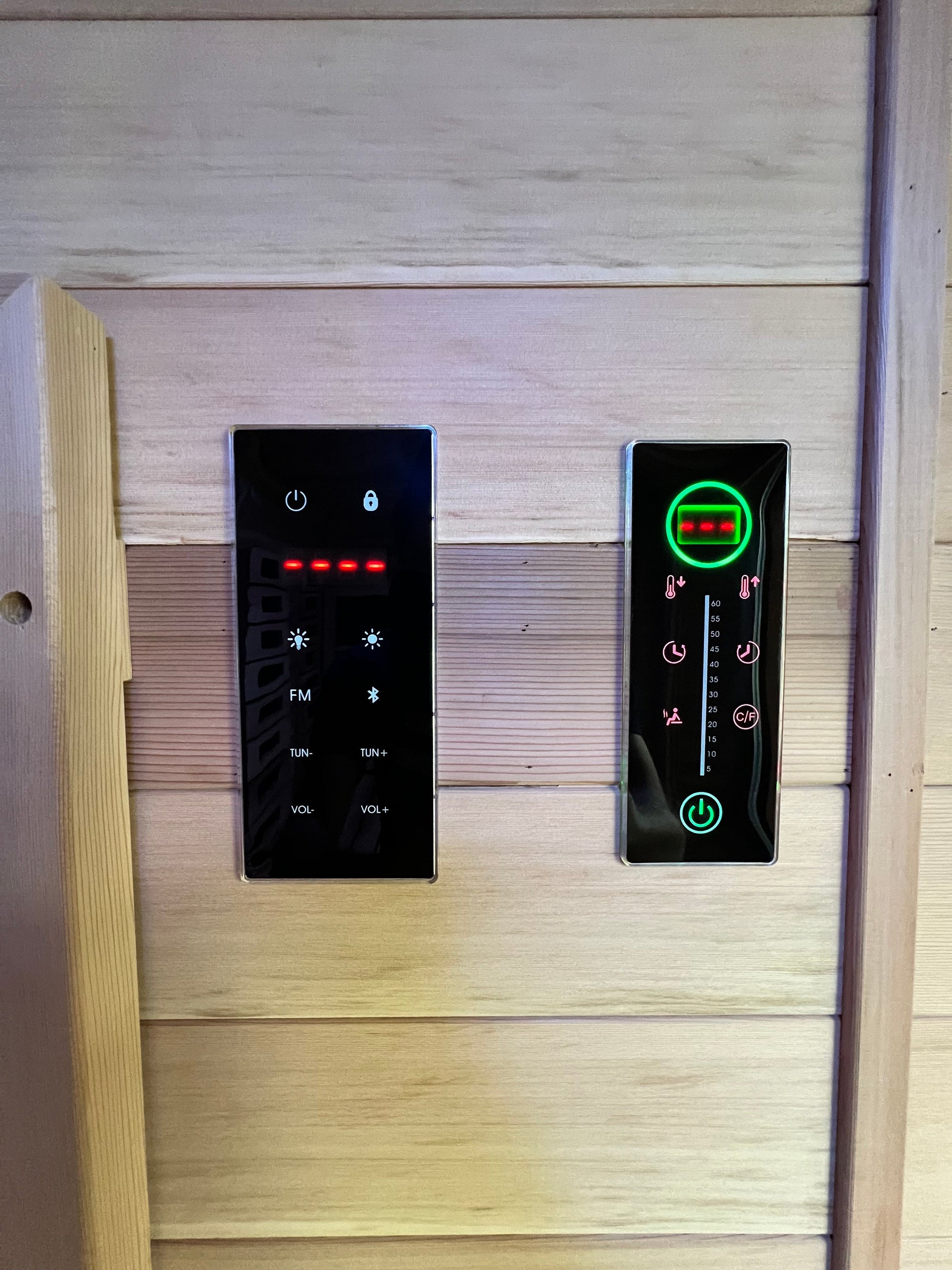 Golden Designs Nora 2 Person Outdoor-Indoor PureTech™ Hybrid Full Spectrum Sauna (GDI-8222-01)