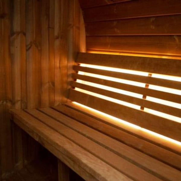 SaunaLife Model E6 3-Person Barrel Sauna