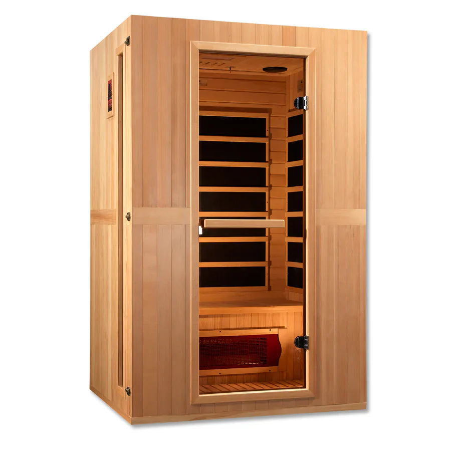 Golden Designs Maxxus Serenity 2-Person Dual Tech Low EMF FAR Infrared Sauna (MX-LS2-01)