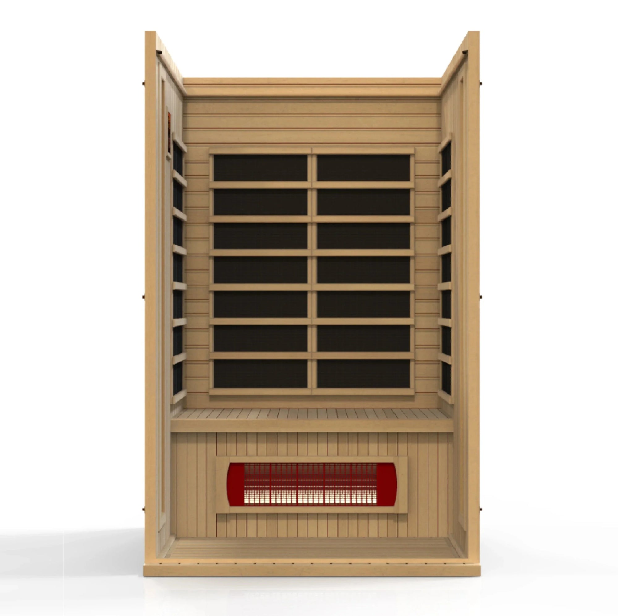 Golden Designs Maxxus Serenity 2-Person Dual Tech Low EMF FAR Infrared Sauna (MX-LS2-01)