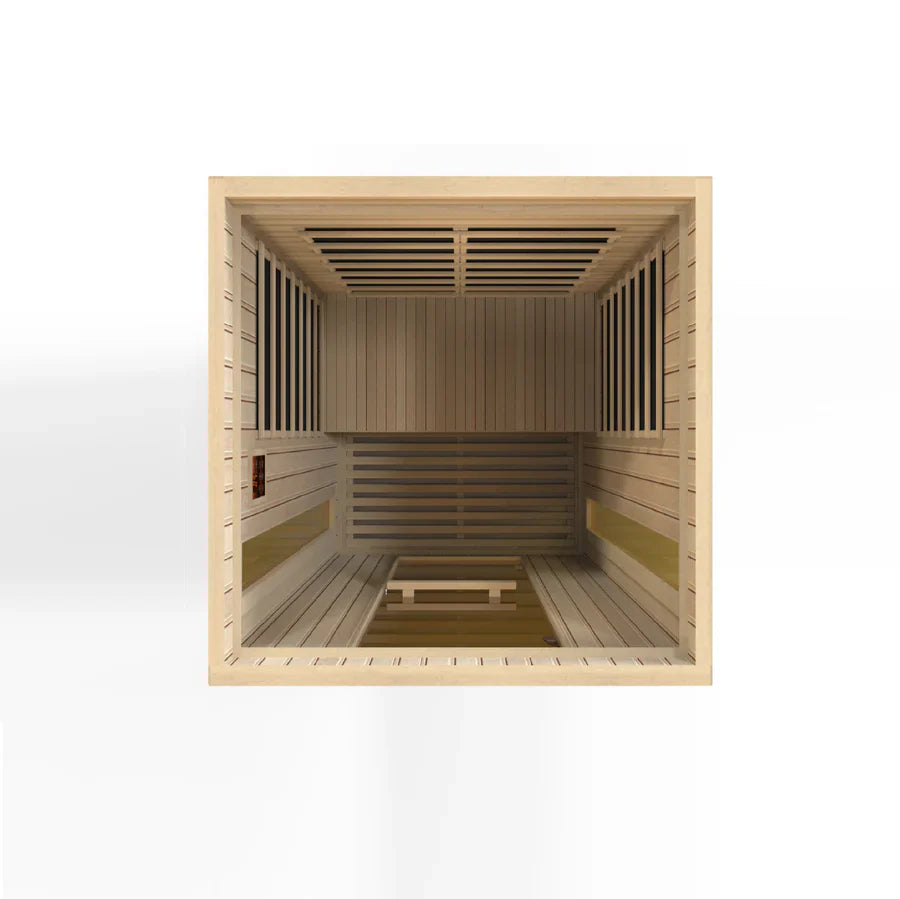 Golden Designs Maxxus Serenity 2-Person Dual Tech Low EMF FAR Infrared Sauna (MX-LS2-01)