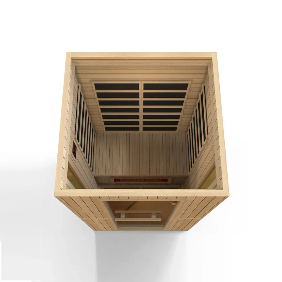Golden Designs Maxxus Serenity 2-Person Dual Tech Low EMF FAR Infrared Sauna (MX-LS2-01)