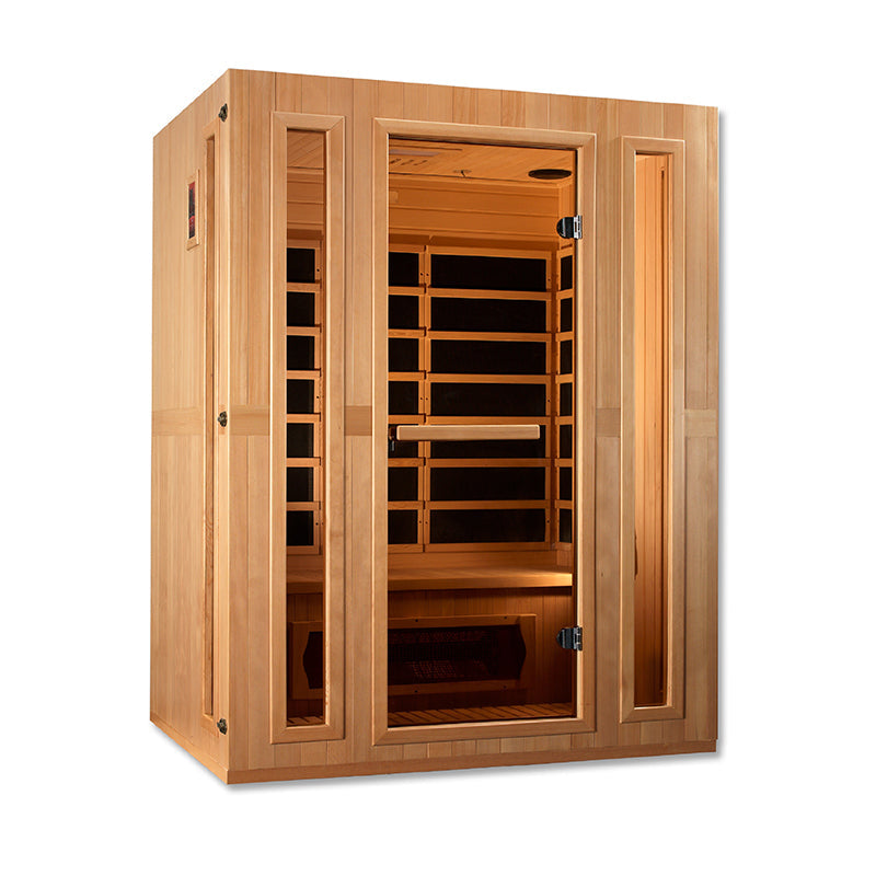 Golden Designs Maxxus Trinity 3-Person Dual Tech Low EMF FAR Infrared Sauna (MX-LS3-01)