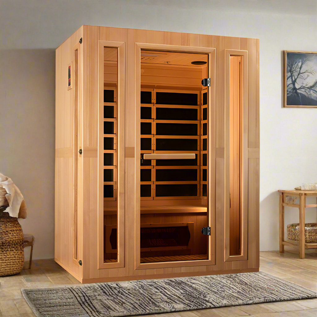 Golden Designs Maxxus Trinity 3-Person Dual Tech Low EMF FAR Infrared Sauna (MX-LS3-01)