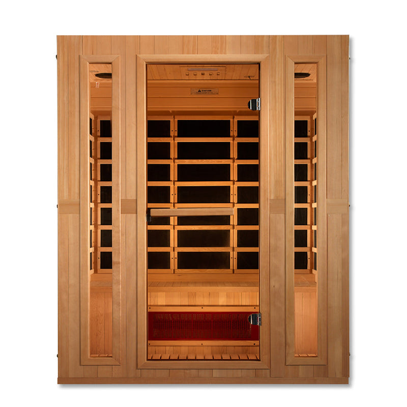 Golden Designs Maxxus Trinity 3-Person Dual Tech Low EMF FAR Infrared Sauna (MX-LS3-01)