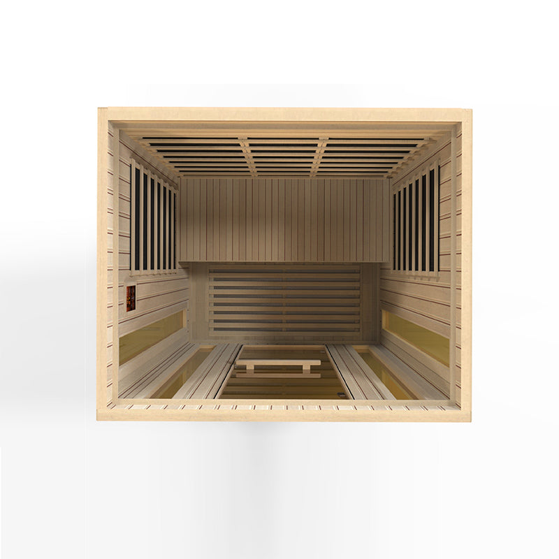 Golden Designs Maxxus Trinity 3-Person Dual Tech Low EMF FAR Infrared Sauna (MX-LS3-01)