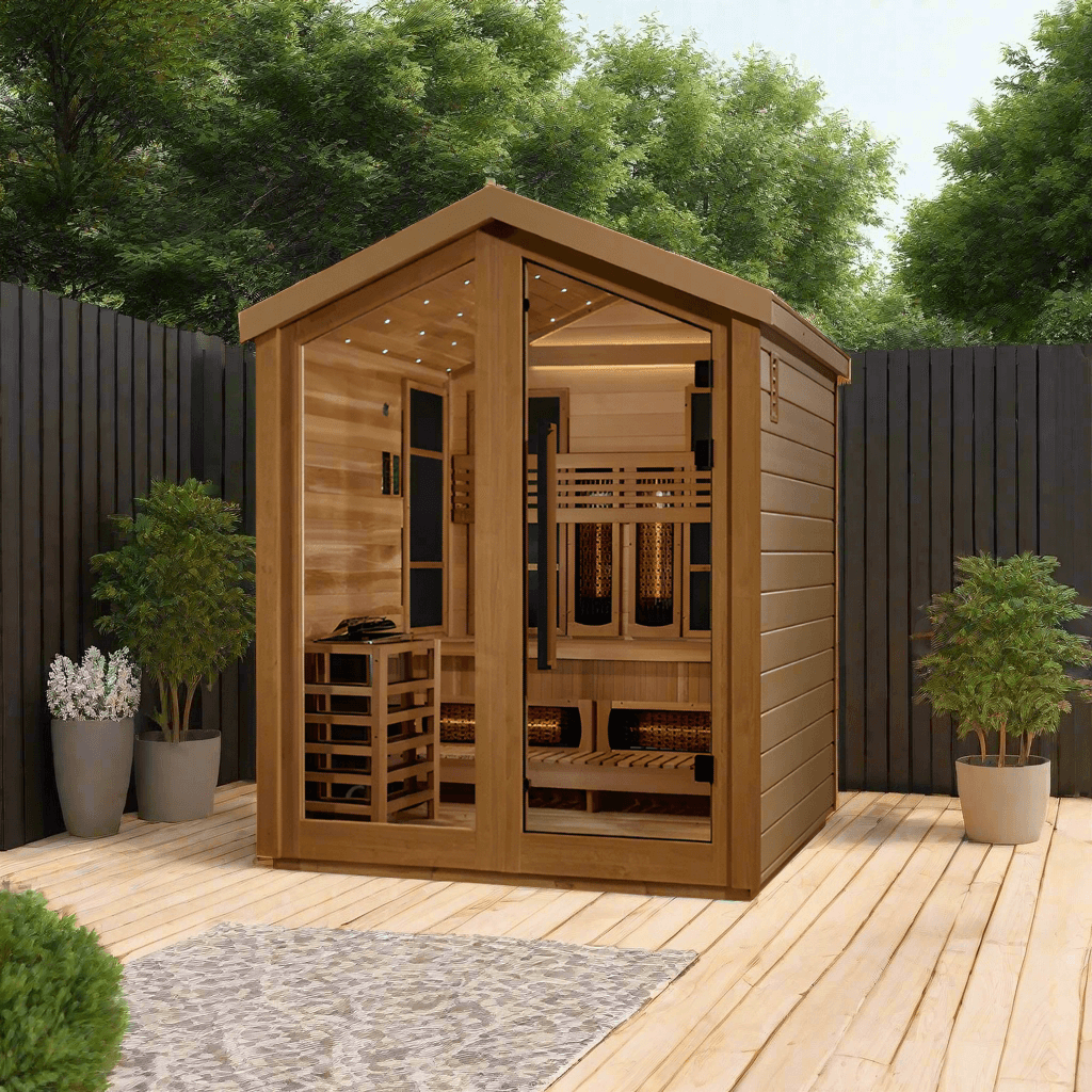 Golden Designs Loviisa 3-person hybrid outdoor sauna
