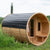 Dundalk LeisureCraft Panoramic Sauna Knotty Cedar - Wood Heated