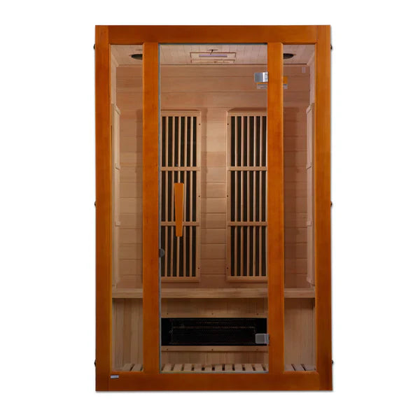 Golden Designs Maxxus Aspen 2-Person Dual Tech Low EMF FAR Infrared Sauna (MX-J206-02S)