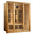 Golden Designs Maxxus Bellevue 3-Person FAR Infrared Sauna – Low EMF, Hemlock (MX-J306-01)