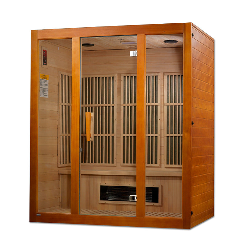 Golden Designs Maxxus Alpine Dual Tech 3-Person Low EMF FAR Infrared Sauna (MX-J306-02S)