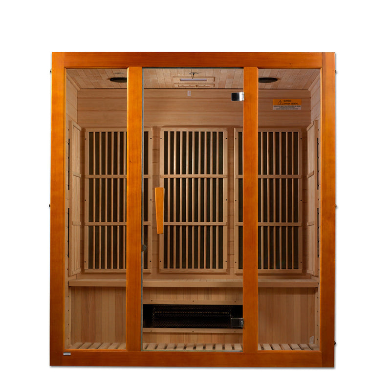 Golden Designs Maxxus Alpine Dual Tech 3-Person Low EMF FAR Infrared Sauna (MX-J306-02S)