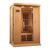 Golden Designs Maxxus 2-Person FAR Infrared Sauna – Low EMF, Canadian Hemlock (MX-K206-01)