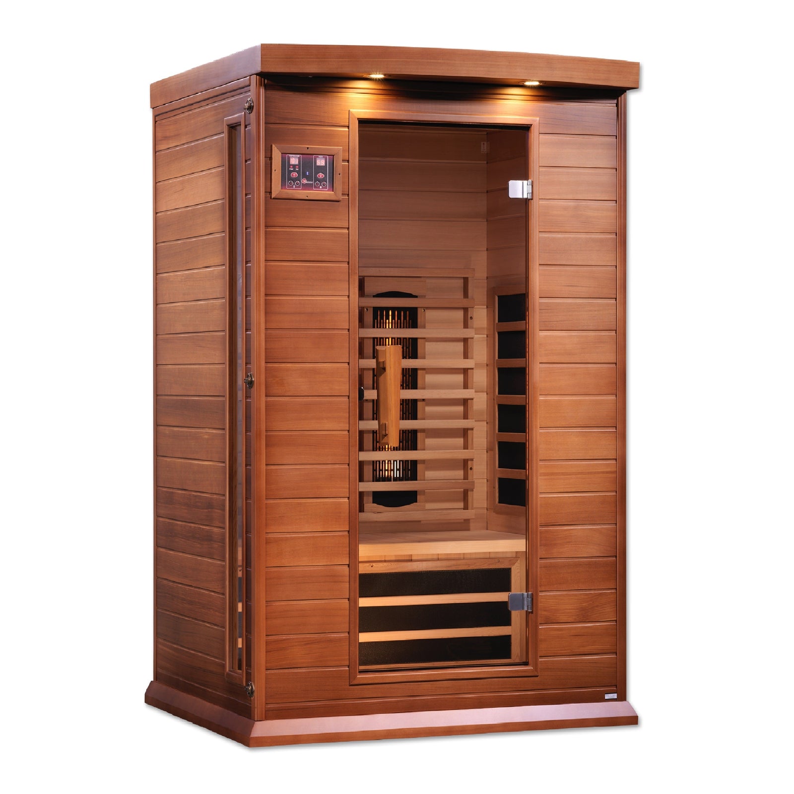 Golden Designs Maxxus 2-Person Full Spectrum Infrared Sauna – Red Cedar (MX-M206-01-FS)
