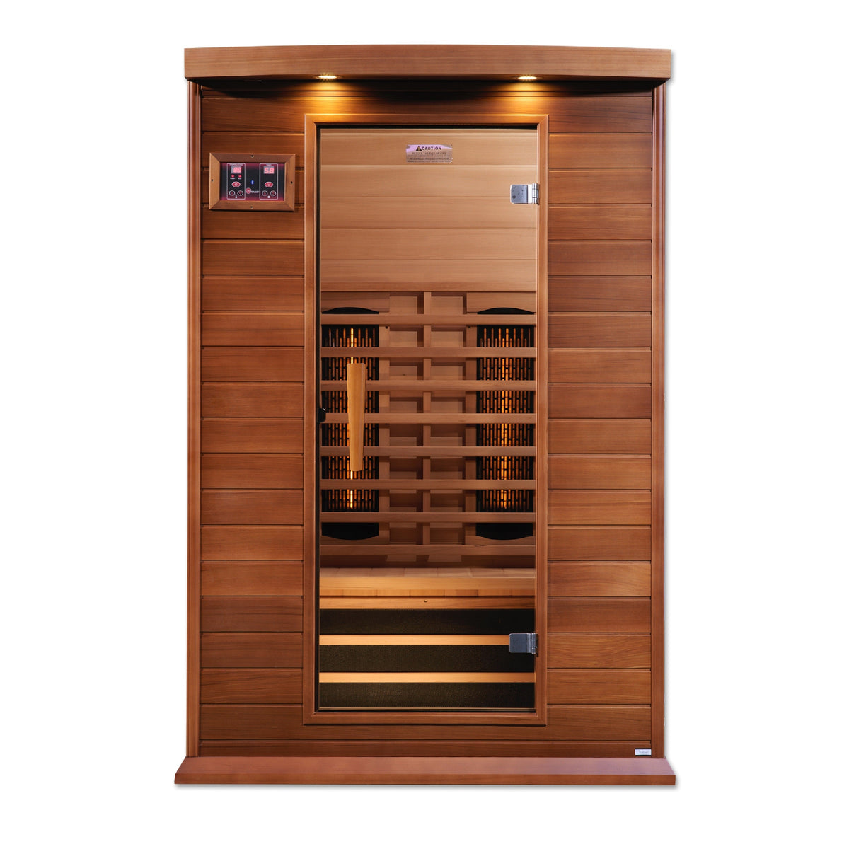 Golden Designs Maxxus 2-Person Full Spectrum Infrared Sauna – Red Cedar (MX-M206-01-FS)