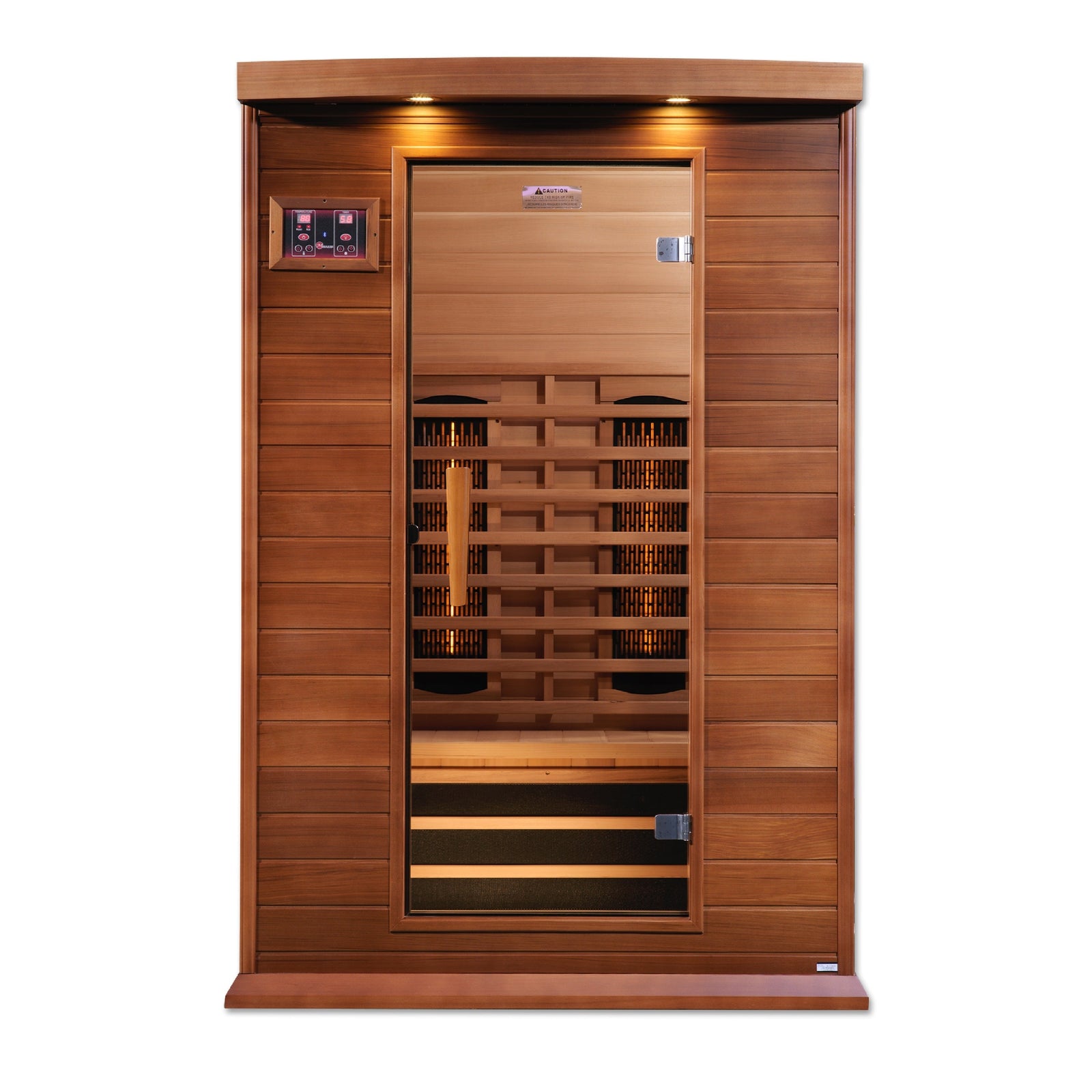 Golden Designs Maxxus 2-Person Full Spectrum Infrared Sauna – Red Cedar (MX-M206-01-FS)