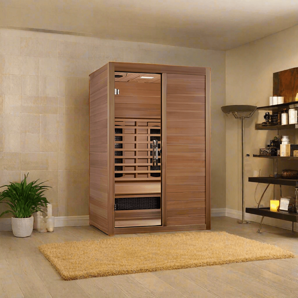 Golden Designs Maxxus S-Line 2-Person Full Spectrum Infrared Sauna (MX-S206-01)