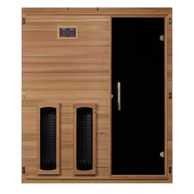 Golden Designs Maxxus S-Line 3-Person Full Spectrum Infrared Sauna (MX-S306-01)