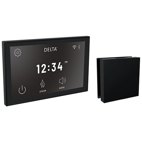 Delta SteamScape Deluxe Interface and Contemporary Square Steam Head
