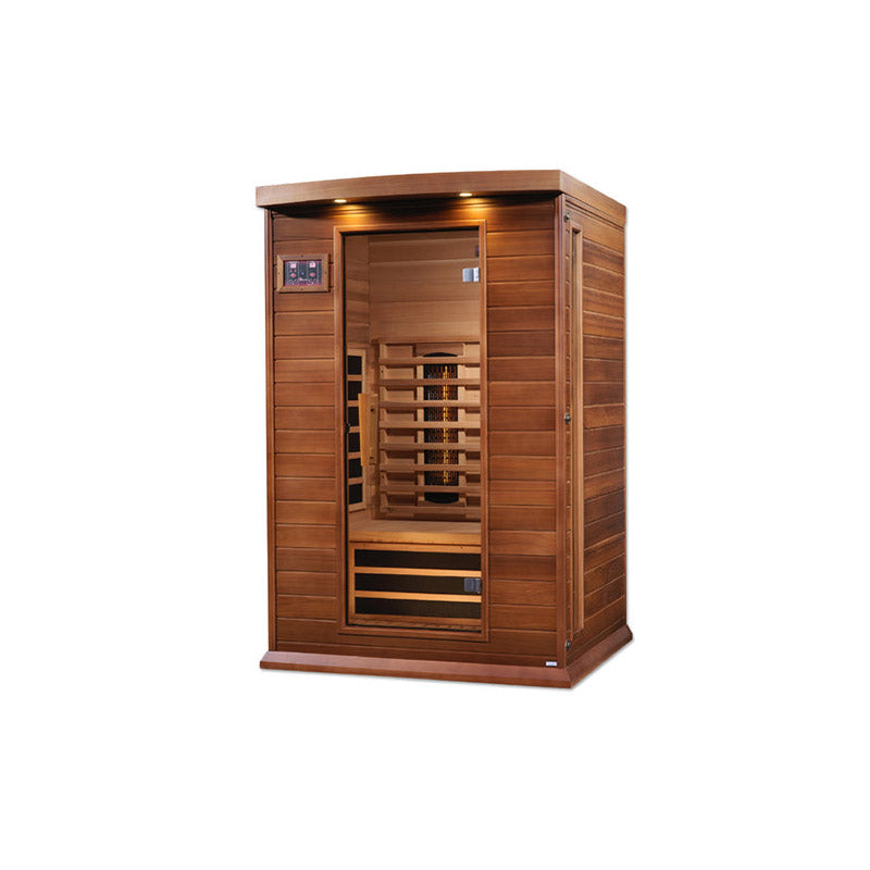 Golden Designs Maxxus 2-Person Full Spectrum Infrared Sauna – Red Cedar (MX-M206-01-FS)