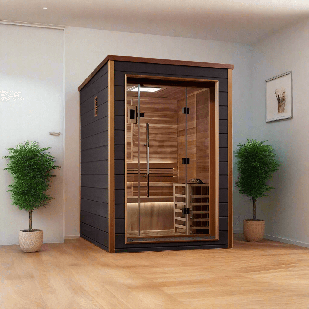 Golden Designs Narvik 2-person indoor-outdoor traditional sauna