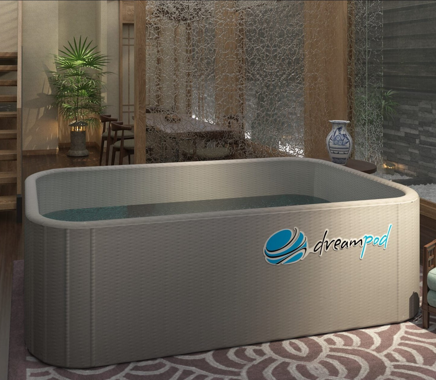 Dreampod Home Float Flex – Inflatable Float Tank with Rigid Walls for Home Relaxation & Recovery