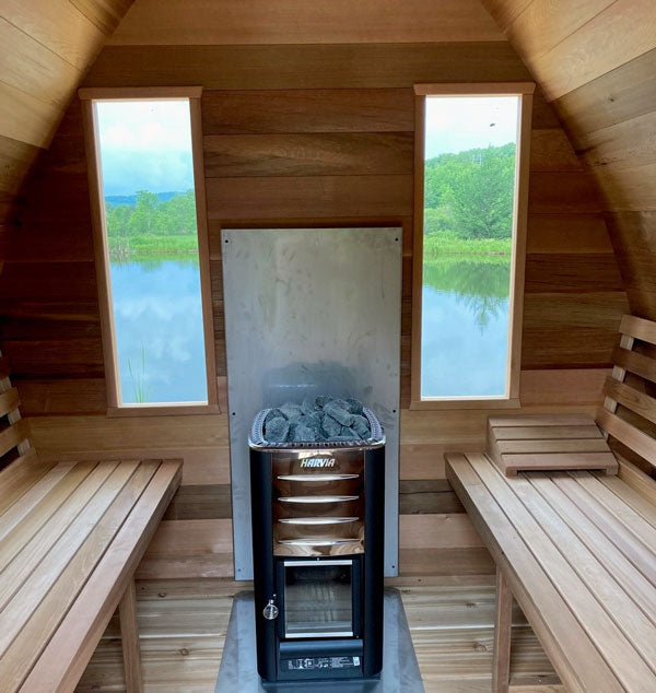 Dundalk LeisureCraft Knotty Cedar POD Sauna