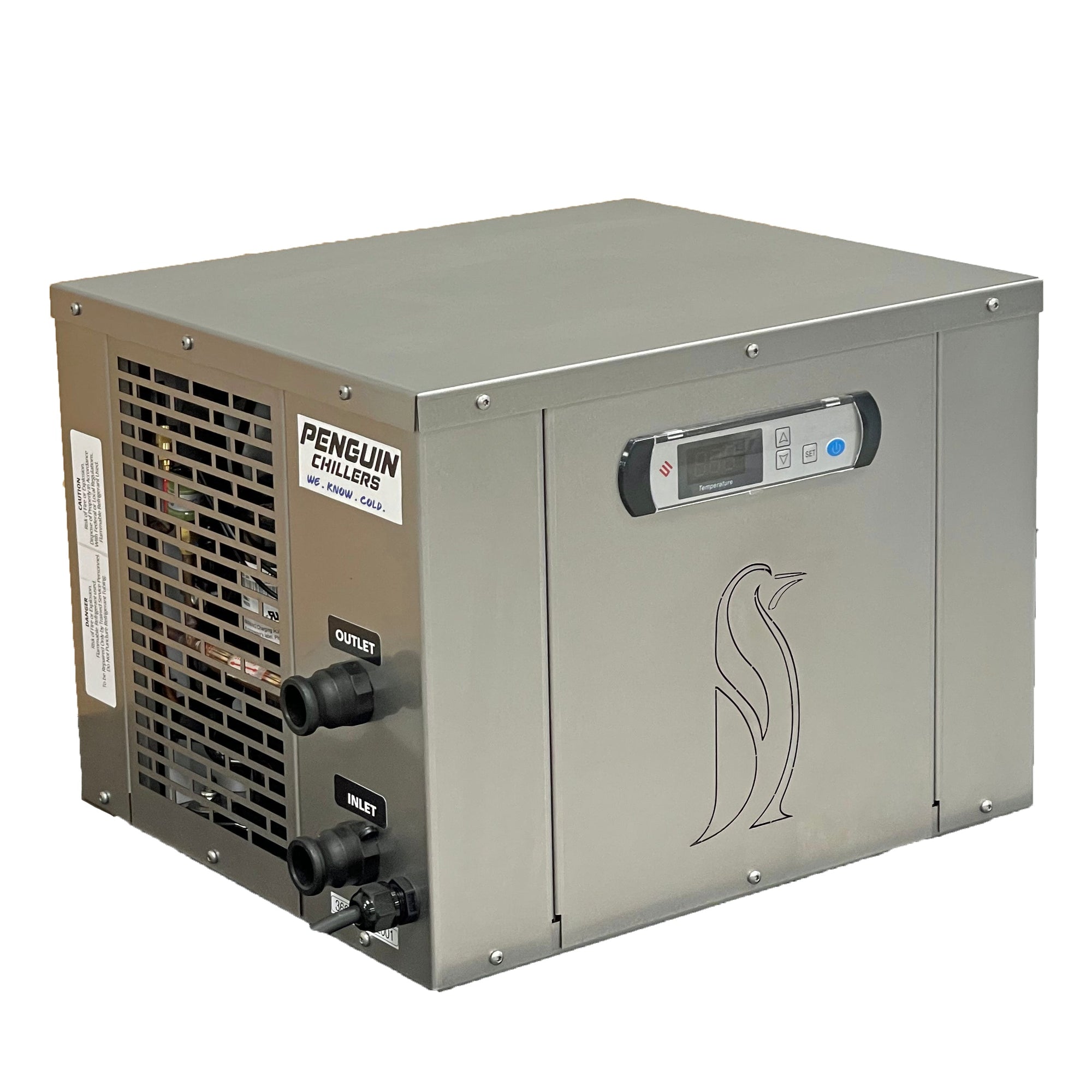 Penguin Chillers Tru Grit Inflatable Tub + Cold Therapy Chiller Accelerated Recovery
