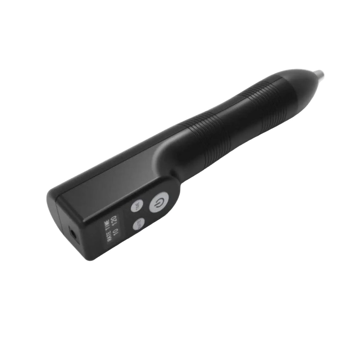 PhysioLITE III handheld device seen from the control end with display and buttons