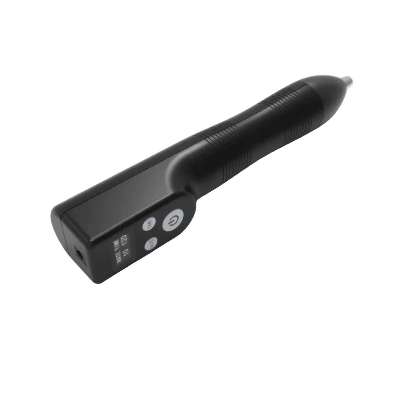 PhysioLITE III handheld device seen from the control end with display and buttons