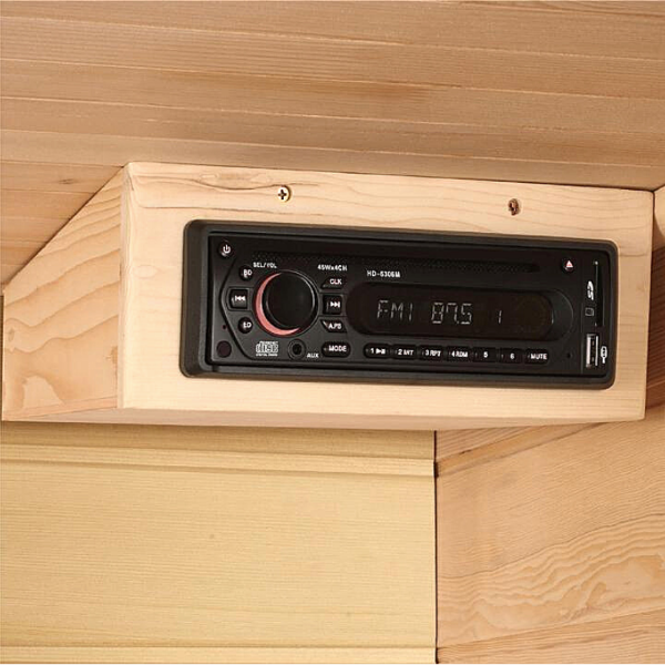 Golden Designs Maxxus 3-Person FAR Infrared Sauna – Low EMF, Canadian Hemlock (MX-K356-01)
