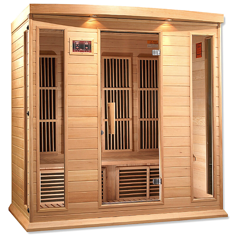 Golden Designs Maxxus 4-Person Low EMF FAR Infrared Sauna – Model MX-K406-01