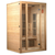 Golden Designs Maxxus “Seattle” 2-Person Infrared Sauna – Low EMF, Hemlock (MX-J206-01)