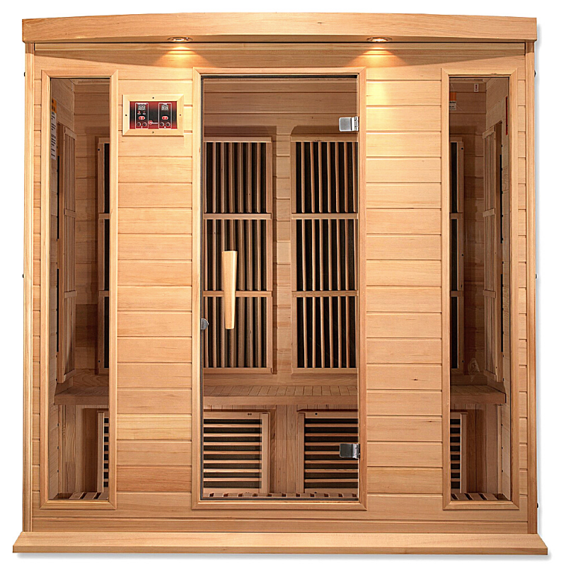 Golden Designs Maxxus 4-Person Low EMF FAR Infrared Sauna – Model MX-K406-01