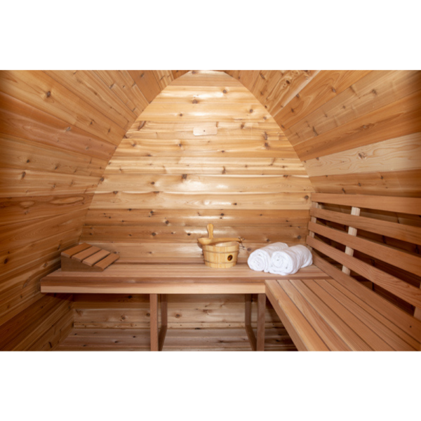 Dundalk LeisureCraft Clear Cedar Mini POD 2-4 Person Sauna