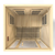 Golden Designs Maxxus “Seattle” 2-Person Infrared Sauna – Low EMF, Hemlock (MX-J206-01)