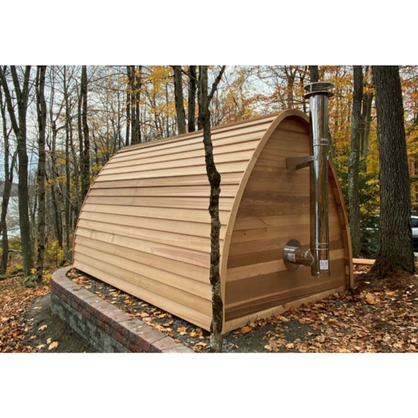 Dundalk LeisureCraft Clear Cedar Mini POD 2-4 Person Sauna