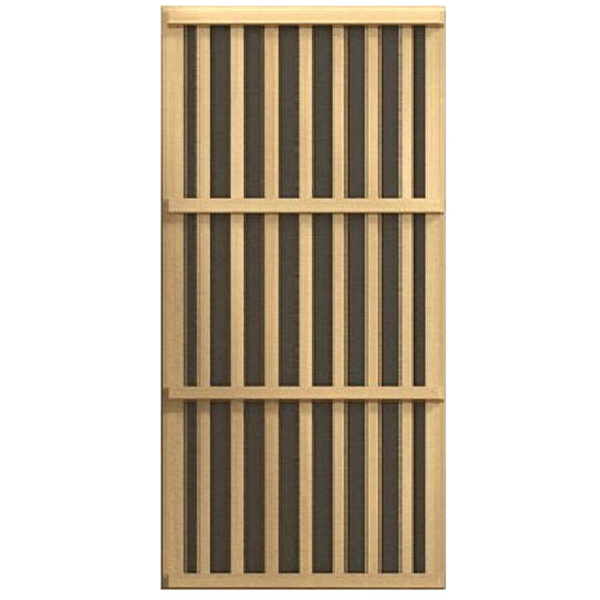 Golden Designs Maxxus 3-Person FAR Infrared Sauna – Low EMF, Canadian Hemlock (MX-K356-01)