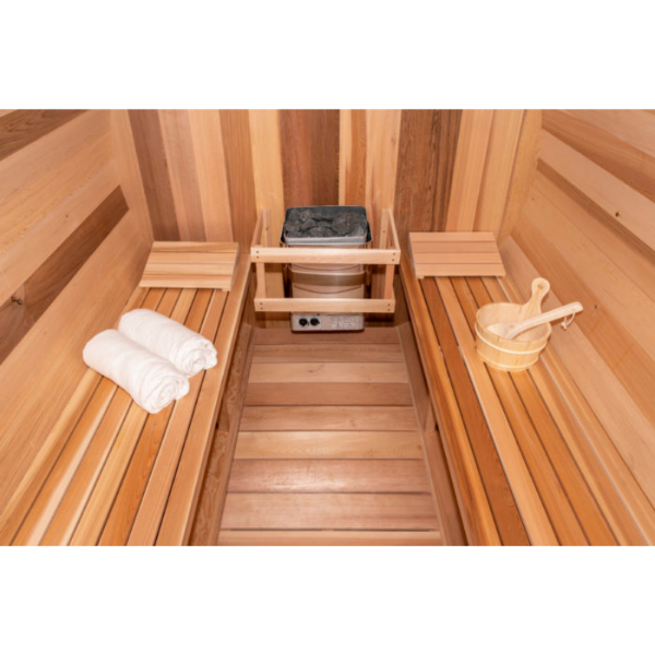 Dundalk LeisureCraft Canadian Timber Tranquility 4-5 Person Barrel Sauna CTC2345